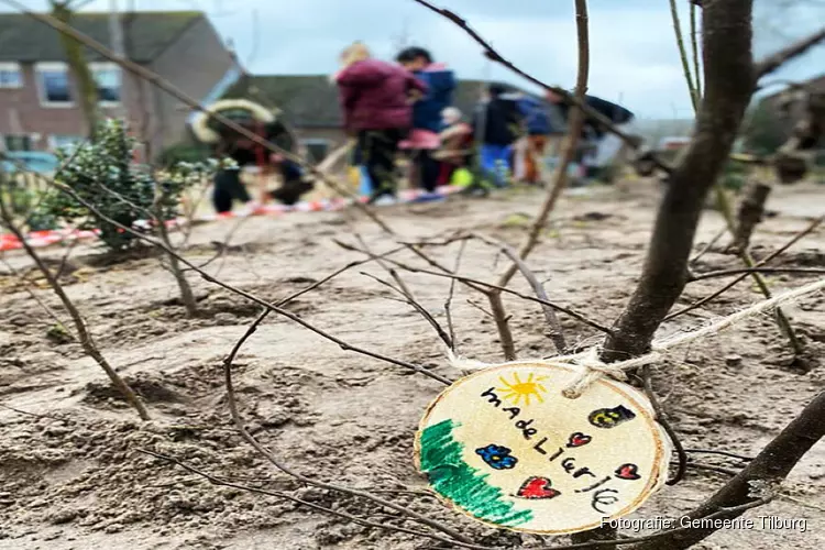 Leerlingen van Westerwel planten Tiny Forest