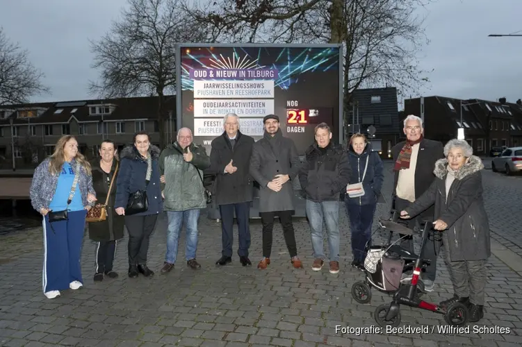 Gemeente Tilburg telt af naar de jaarwisseling 2024-2025